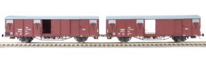 DR 2er-Set G�terwagen Gbs [15 - Exact Train EX20466 Spur H0